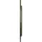 Ekena Millwork Loera Ceiling Medallion (Fits Canopies up to 6 1/4"), 26 5/8"OD x 4 1/2"ID x 1 3/8"P, Painted Turtle CM26LOPTF - alternate 3